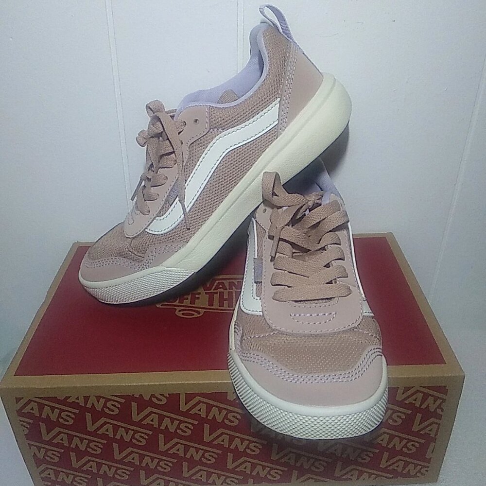 VANS Women’s Sz 6.5 Range Exp VN0A2Z49E2V Outdoor Warm Taupe Suede Mesh - NEW